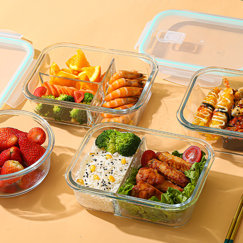 Food Storage Oven Safe - Szklane pudełko do przechowywania żywności, wykonane