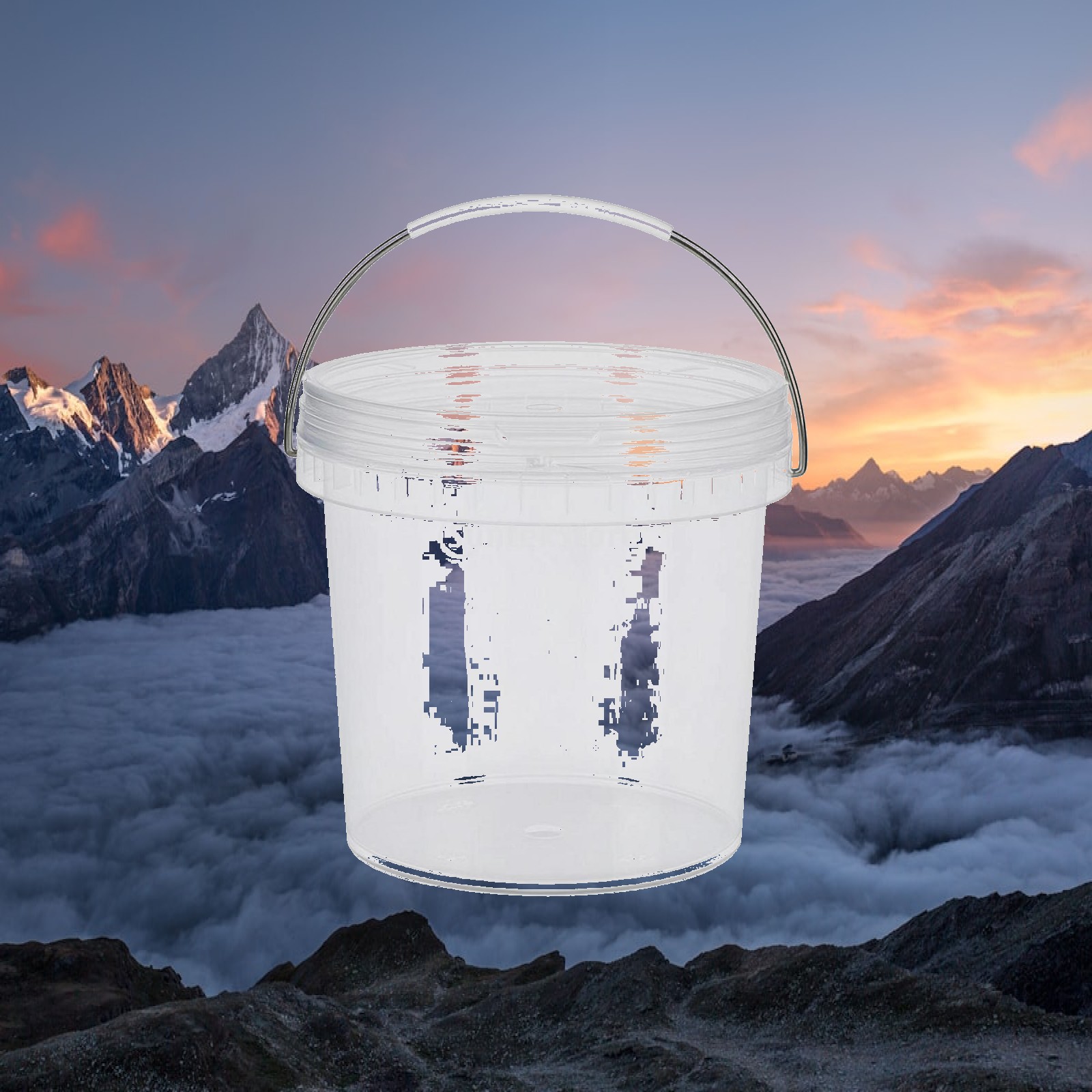 Food Storage Containers - Cylindryczny, szczelny, przemysłowy pojemnik z polipropylenu