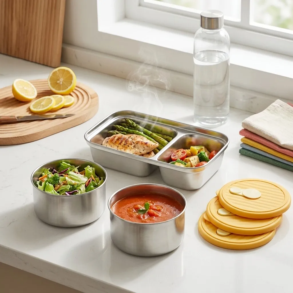 Zestaw pojemników na lunch z n – Food Storage Oven Safe recenzja i cena