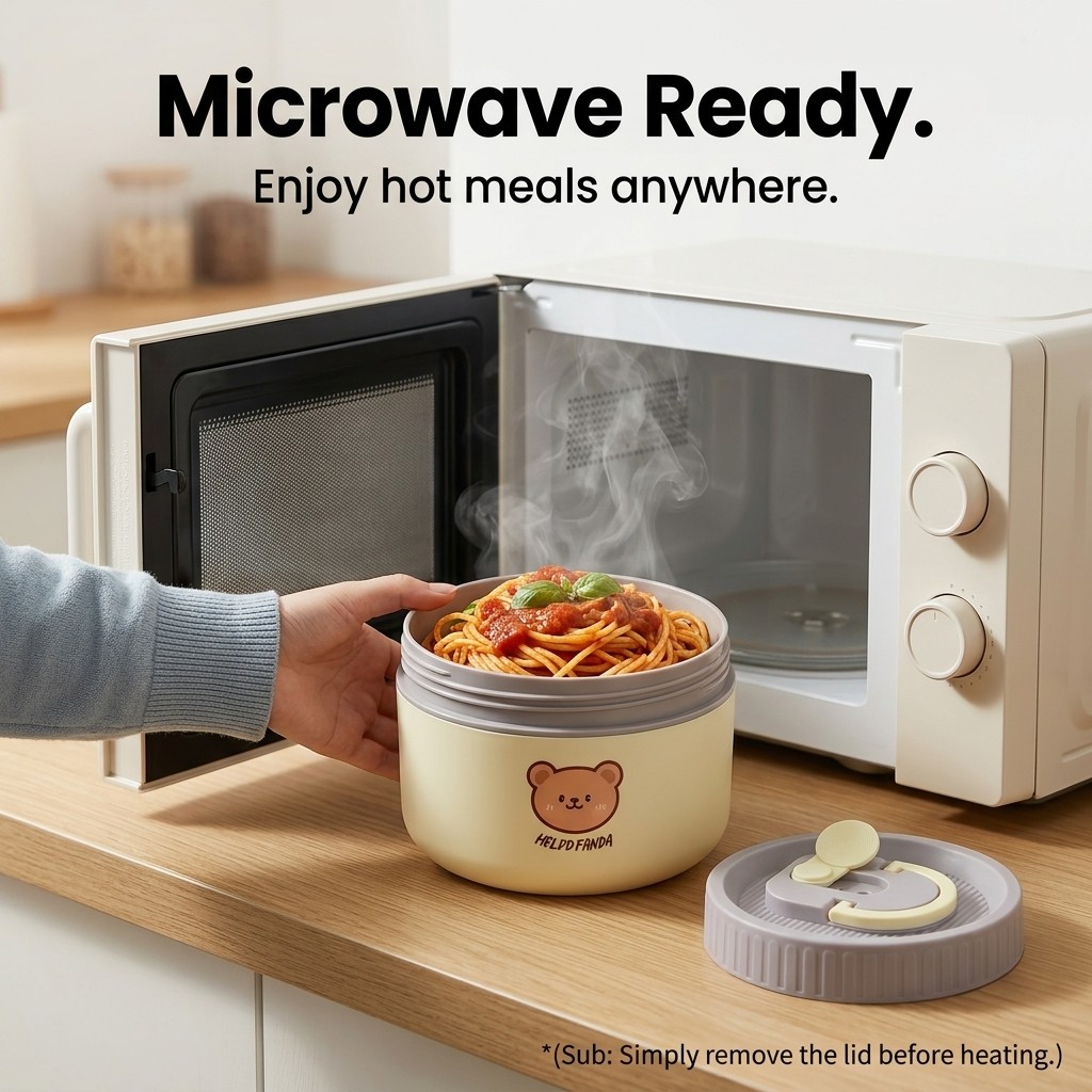 Pojemnik na lunch dla dzieci z – Food Storage Oven Safe recenzja i cena